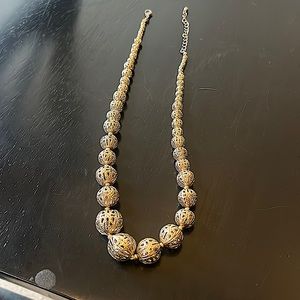 Gold Ball Necklace
